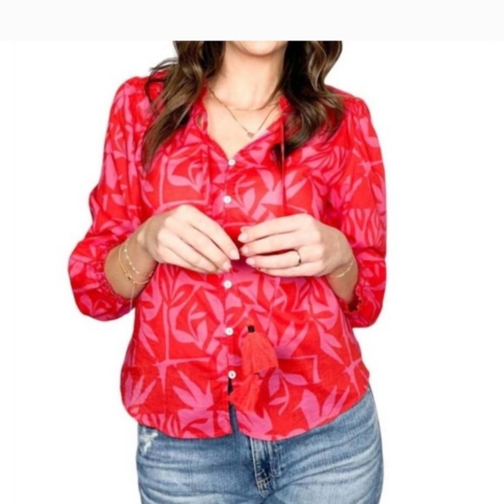 Melissa Nepton Casey Blouse Lightweight Cotton Bohemian